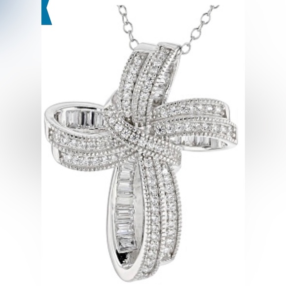 JTV Jewelry Bella Luce 8 In Rhodium Over Sterling Silver Beautiful